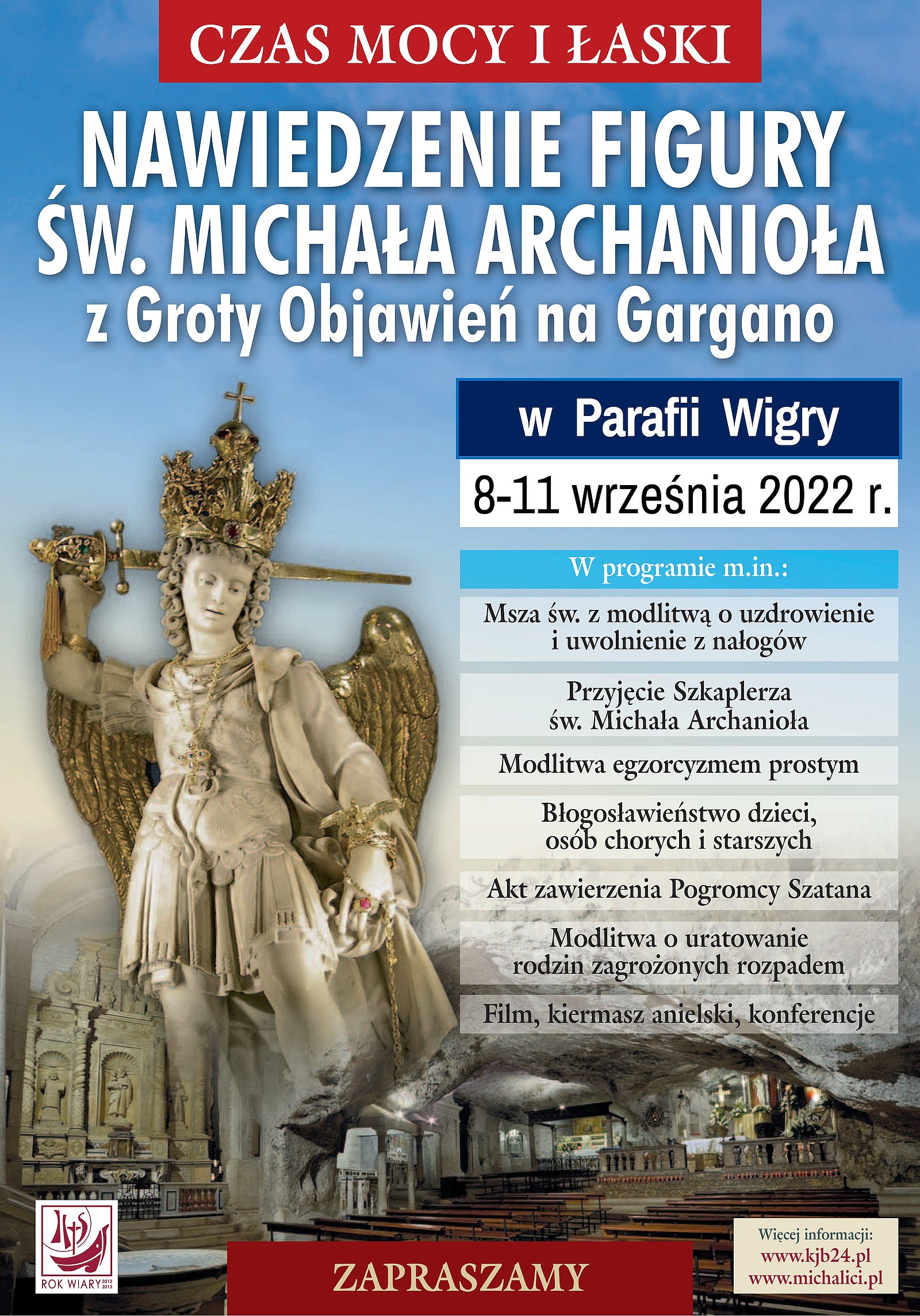 Program Nawiedzenia Figury św. Michała Archanioła w Wigrach