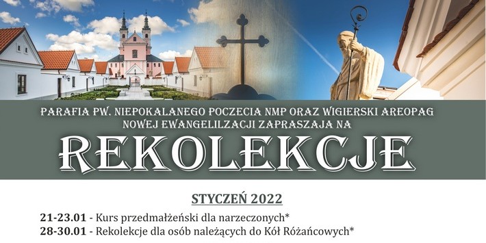 Zaproszenie na rekolekcje i dni skupienia w Pokamedulskim Klasztorze w Wigrach - Wiosna'22